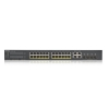 Комутатор ZyXEL GS1920-24HPv2, 28 Port Smart Managed Switch 24x Gigabit Copper and 4x Gigabit dual pers., hybird mode, standalone or NebulaFlex Cloud