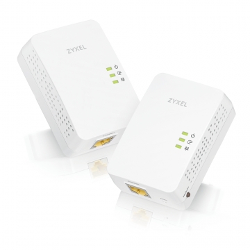 Адаптер ZyXEL PLA5405v2 EU Twin Pack, 1300 Mbps MIMO Powerline Gigabit Ethernet Adapter