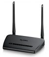 Рутер ZyXEL NBG6515, Simultaneous Dual-band Wireless AC750 Home Router, 802.11ac (300Mbps/2.4GHz+433Mbps/5GHz), back compatibility with 802.11b/g/n/a, 4x Giga LAN, 1x Giga WAN, Multiple Mode (Router/AP/Repeater), WPA2, QoS, WPS button, 2x 5dBi antennas