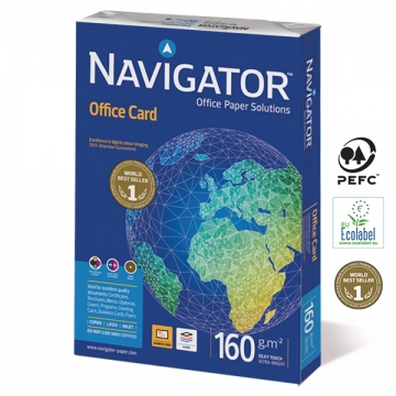 Копирен картон NAVIGATOR А4 160 гр. 250 л