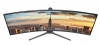 Монитор Samsung 43" LC43J890DKUXEN Super Ultra Wide, Curved, 3,840 x 1,200, 32:10, 300cd/m2, 1800R, DP, 1xHDMI, 2xUSB-C, 3xUSB, Speakers, Dark Blue Gray