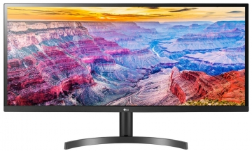 Монитор LG 34WL500-B, 34" UltraWide AG, IPS Panel, 5ms, CR 1000:1, 250 cd/m2, 21:9, 2560x1080, HDR 10, sRGB over 99% , Radeon FreeSync, 75Hz, HDMI, Tilt, Headphone Out, Black