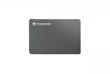 Твърд диск Transcend 1TB, 2.5" Portable HDD, StoreJet M3, Iron Gray, Slim