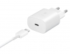 Зарядно устройство Samsung Super Fast Travel Charger, 25W, USB-C, White