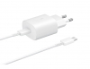 Зарядно устройство Samsung Super Fast Travel Charger, 25W, USB-C, White