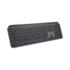 Клавиатура Logitech MX Keys Plus Advanced Wireless Illuminated Keyboard with Palm Rest - GRAPHITE - US INT'L - 2.4GHZ/BT - N/A - INTNL - WITH PALMREST