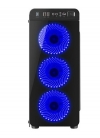 Кутия за компютър Genesis Case Irid 300 Blue Midi Tower Usb 3.0