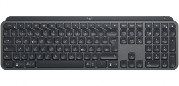 Клавиатура Logitech MX Keys Advanced Wireless Illuminated Keyboard - GRAPHITE - US INT'L - 2.4GHZ/BT - N/A - INTNL