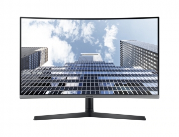 Монитор Samsung C27H800FCUX, 27" CURVED VA LED, 60Hz, 5 ms GTG, 1920x1080, 250 cd/m2, 3000:1 Contrast, Mega DCR, Eye Saver, Flicker Free, Samsung MagicBright, Game Mode, FreeSync, DP 1.2, HDMI 1.4, USB-C, 3xUSB, 178°/178°, Dark Silver