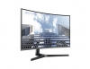 Монитор Samsung C27H800FCUX, 27" CURVED VA LED, 60Hz, 5 ms GTG, 1920x1080, 250 cd/m2, 3000:1 Contrast, Mega DCR, Eye Saver, Flicker Free, Samsung MagicBright, Game Mode, FreeSync, DP 1.2, HDMI 1.4, USB-C, 3xUSB, 178°/178°, Dark Silver