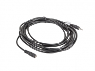Кабел Lanberg cable stereo mini jack (M) -> mini jack (F) 5m, black