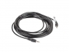 Кабел Lanberg mini jack 3.5mm M/M 3 pin cable 5m, black