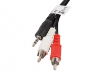 Кабел Lanberg mini jack 3.5mm (M) 3 pin -> 2X RCA (chinch) (M) cable 2m