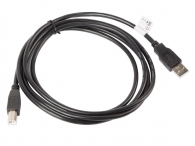 Кабел Lanberg  USB-A (M) -> USB-B (M) 2.0 cable 1.8m, black