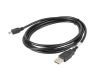 Кабел Lanberg USB MINI-B(M) ->  USB-A (M) 2.0 cable 1.8m, black (Canon)