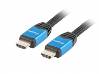 Кабел Lanberg HDMI M/M V2.0 cable 1.8m CU, black premium
