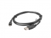 Кабел Lanberg USB MICRO-B (M)  ->  USB-A (M) 2.0 cable, 1m, black
