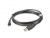 Кабел Lanberg USB MICRO-B (M)  ->  USB-A (M) 2.0 cable, 1.8m, black