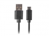 Кабел Lanberg USB MICRO-B (M)  ->  USB-A (M) 2.0 cable 1.8m, black QC 3.0
