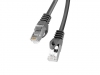 Кабел Lanberg patch cord CAT.6 FTP 0.25m, black