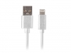 Кабел Lanberg LIGHTNING(M) ->  USB-A (M) cable 1m, white
