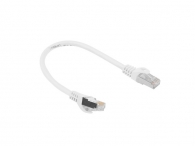 Кабел Lanberg patch cord CAT.6 FTP 0.25m, white