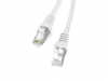 Кабел Lanberg patch cord CAT.6 FTP 0.25m, white