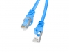 Кабел Lanberg patch cord CAT.6 FTP 0.5m, blue