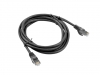 Кабел Lanberg patch cord CAT.6 FTP 1m, black