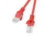 Кабел Lanberg patch cord CAT.6 1.5m, red