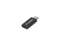 Адаптер Lanberg adapter USB type-c (f) -> micro-b (m) 2.0, black
