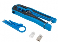Инструмент Lanberg crimping toolkit with RJ45 connectors RJ45 shielded and unshielded