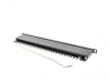 Пач панел Lanberg patch panel 24 port 0.5U CAT.5E shielded, black