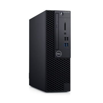 Настолен компютър Dell Optiplex 3070 SFF, Intel Core i3-9100 (6M Cache, up to 4.2 GHz), 8GB (1x8GB) 2666MHz DDR4 UDIMM, 256GB SSD PCIe M.2, Integrated Graphics,  DVD RW, Win 10 Pro, 3Y Basic Onsite