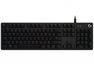 Клавиатура Logitech G512 Keyboard, GX Blue Clicky, Lightsync RGB, USB Passthrough Data/Power, Alumium Alloy, Game Mode, Black Carbon