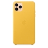 Калъф Apple iPhone 11 Pro Max Leather Case - Meyer Lemon (Seasonal Autumn 2019)