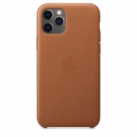 Калъф Apple iPhone 11 Pro Leather Case - Saddle Brown