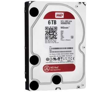 Твърд диск Western Digital RED 6TB 5400rpm SATA3 64MB cache 3,5"