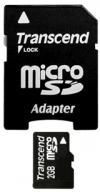 Памет Transcend 2GB micro SD (with adapter)