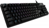 Клавиатура Logitech G512 Keyboard, GX Brown Tactile, Lightsync RGB, USB Passthrough Data/Power, Alumium Alloy, Game Mode, Black Carbon