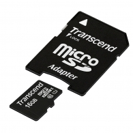 Памет Transcend 16GB micro SDHC UHS-I Premium (with adapter, Class 10)