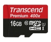 Памет Transcend 16GB micro SDHC UHS-I Premium (with adapter, Class 10)