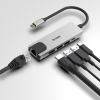 USB хъб D-Link 5-in-1 USB-C Hub with HDMI/Ethernet and Power Delivery