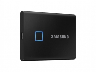 Твърд диск Samsung Portable SSD T7 Touch 500 GB, USB 3.2, Fingerprint, Read 1050 MB/s Write 1000 MB/s, Black