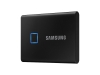 Твърд диск Samsung Portable SSD T7 Touch 500 GB, USB 3.2, Fingerprint, Read 1050 MB/s Write 1000 MB/s, Black