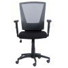 Работен стол ПАОЛА - черен- сив