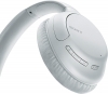 Слушалки Sony Headset WH-CH710N, Bluetooth/NFC, Artificial Intelligence Noise Cancelling, Google/Siri voice assistant, white