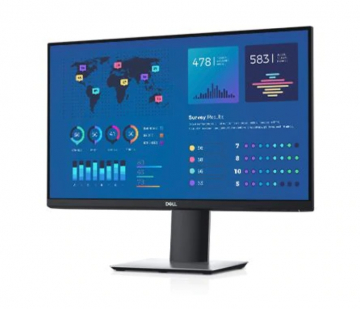 Монитор Dell P2421DC, 23.8" QHD LED, IPS Anti-Glare, 5ms, 1000:1, 300 cd/m2, 2560x1440, 99% sRGB, USB Type-C, 4xUSB, HDMI, Display Port, Height Adjustable, Pivot, Swivel, Tilt Black