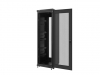 Комуникационен шкаф Lanberg rack cabinet 19" free-standing 37U / 600x600 self-assembly flat pack with mesh door, black + 19" fan unit / ventilation panel with lcd 4 fans + thermostat, 230V, black
