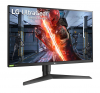 Монитор LG 27GN750-B, 27" UltraGear IPS, 1ms (GtG at Faster), 240Hz, 1000:1, 400cd/m2, Full HD 1920x1080, Radeon FreeSync, G-Sync Compatible, HDR 10, sRGB 99%, USB, HDMI, DisplayPort,  Height Adjustable, Tilt, Pivot, Black